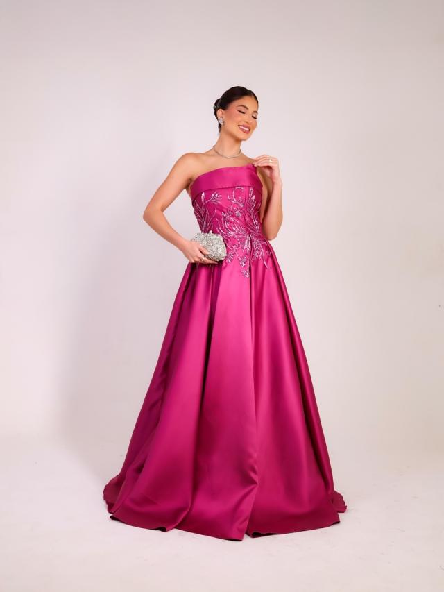 Vestido Marilia Fucsia