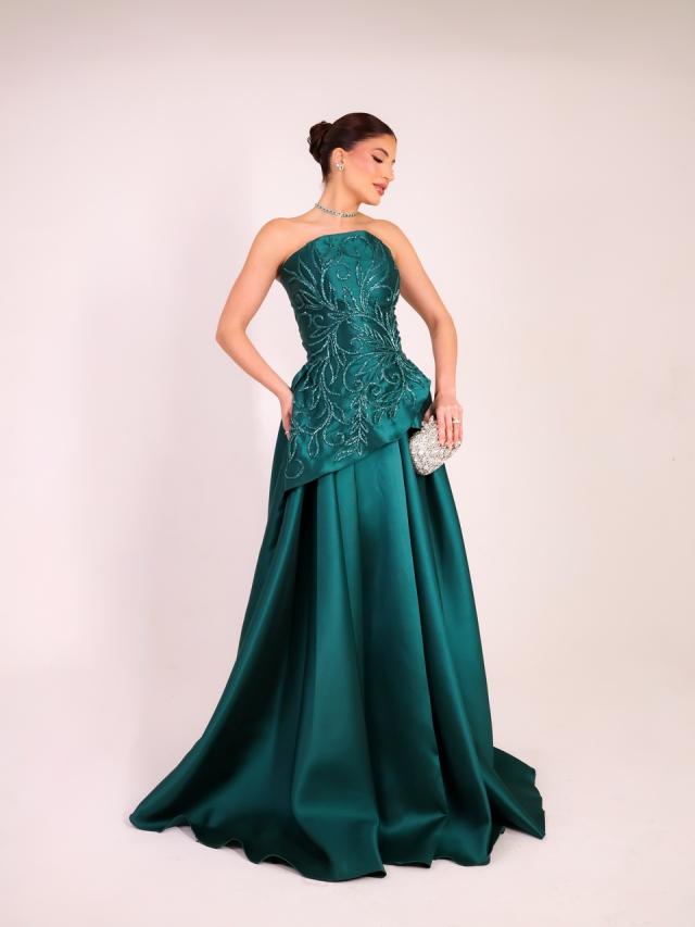 Vestido Malu Verde Esmeralda