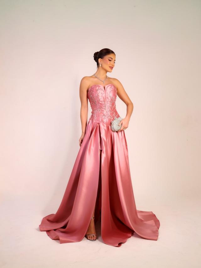 Vestido Eloise Rosê