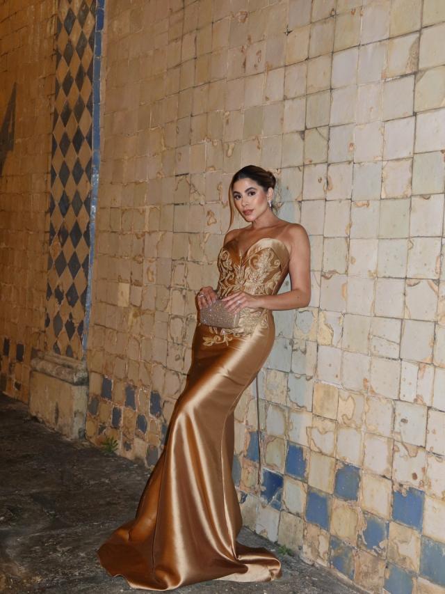 Vestido Mariah Dourado