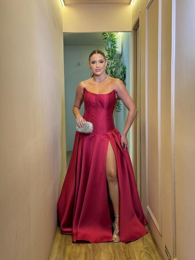 Vestido Paula Fucsia