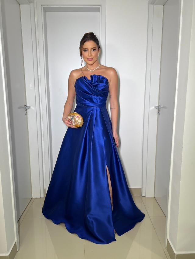 Vestido Rebeca Azul Royal