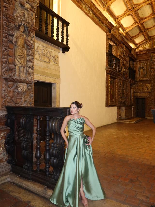 Vestido Rebeca Verde Oliva