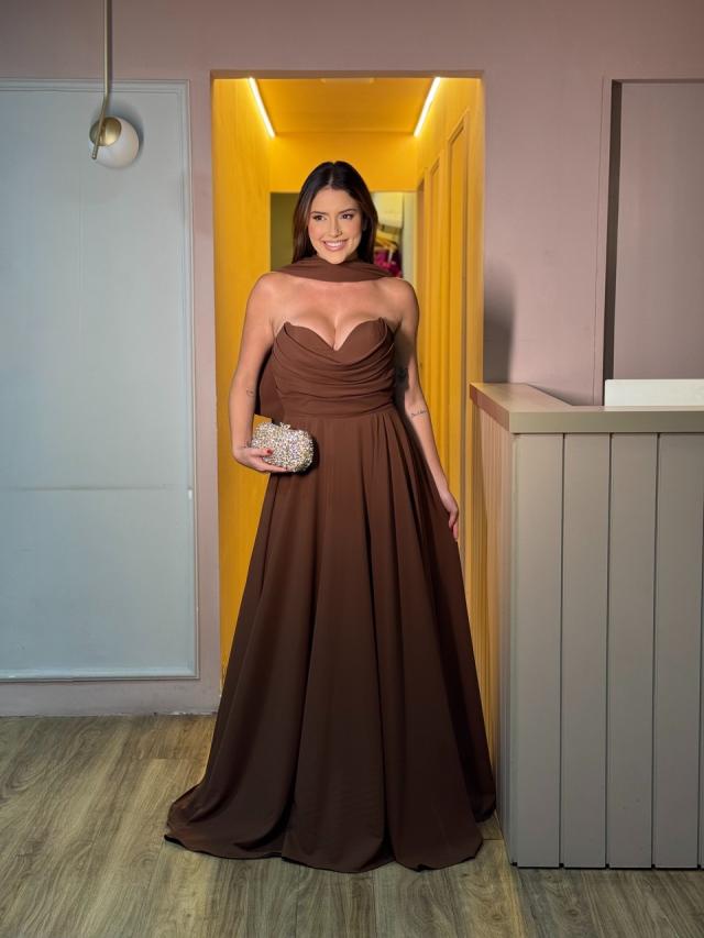 Vestido Hana Mocha Mousse