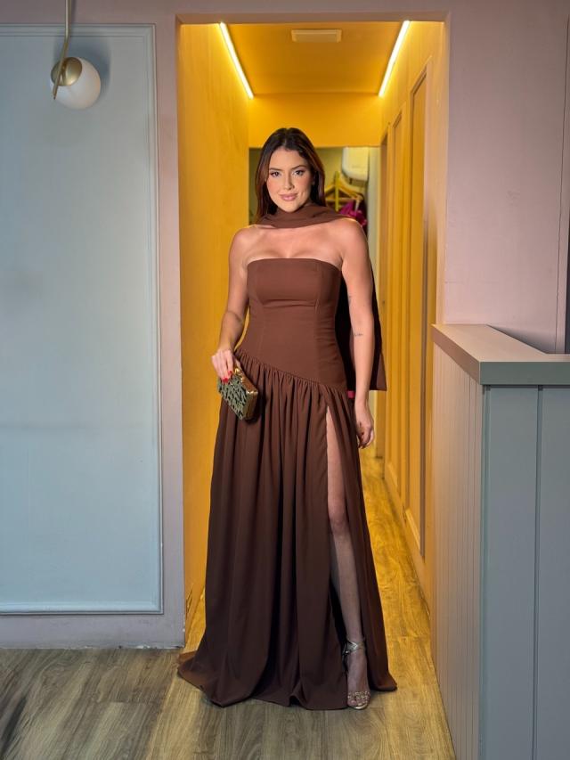 Vestido Jessy Mocha Mousse