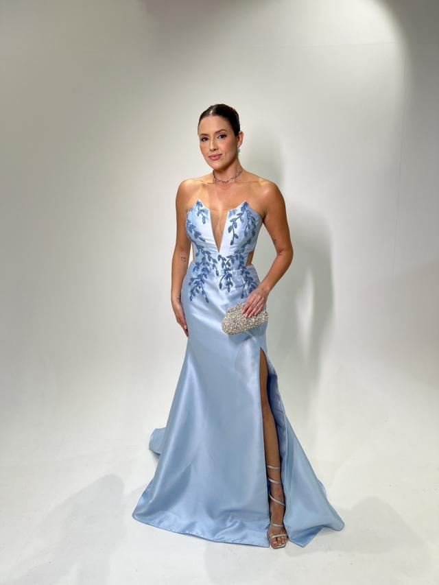 Vestido Violeta Azul Serenity