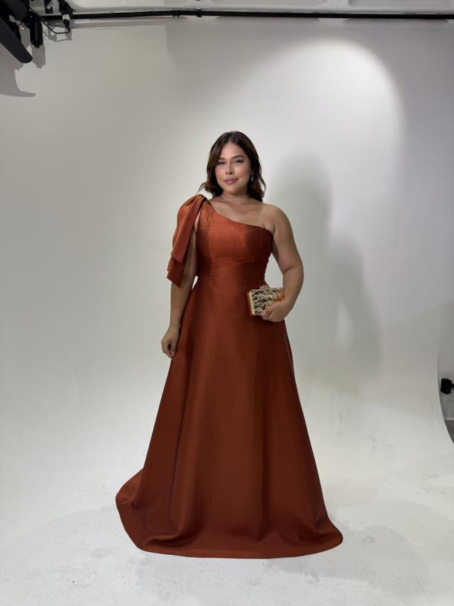 Vestido Bárbara Terracota