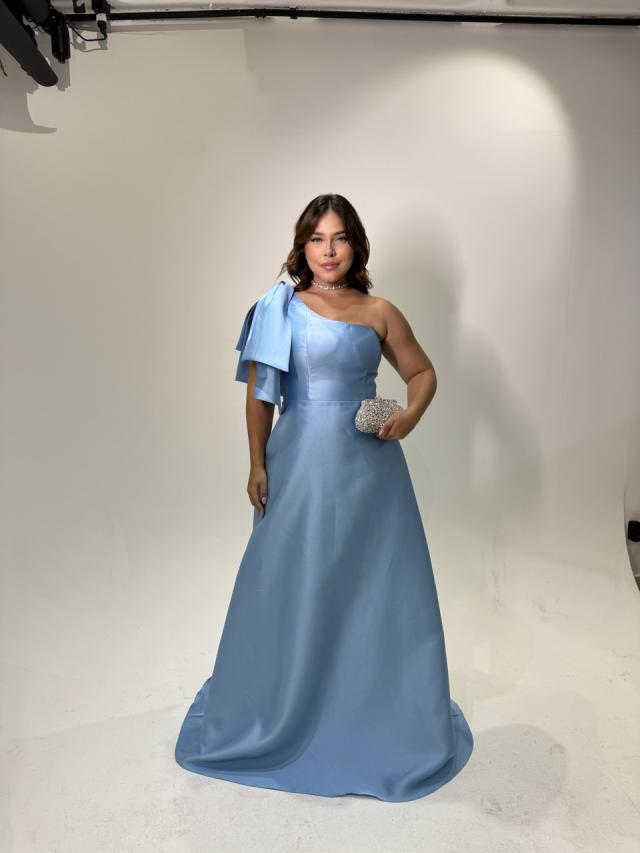 Vestido Bárbara Azul Serenity