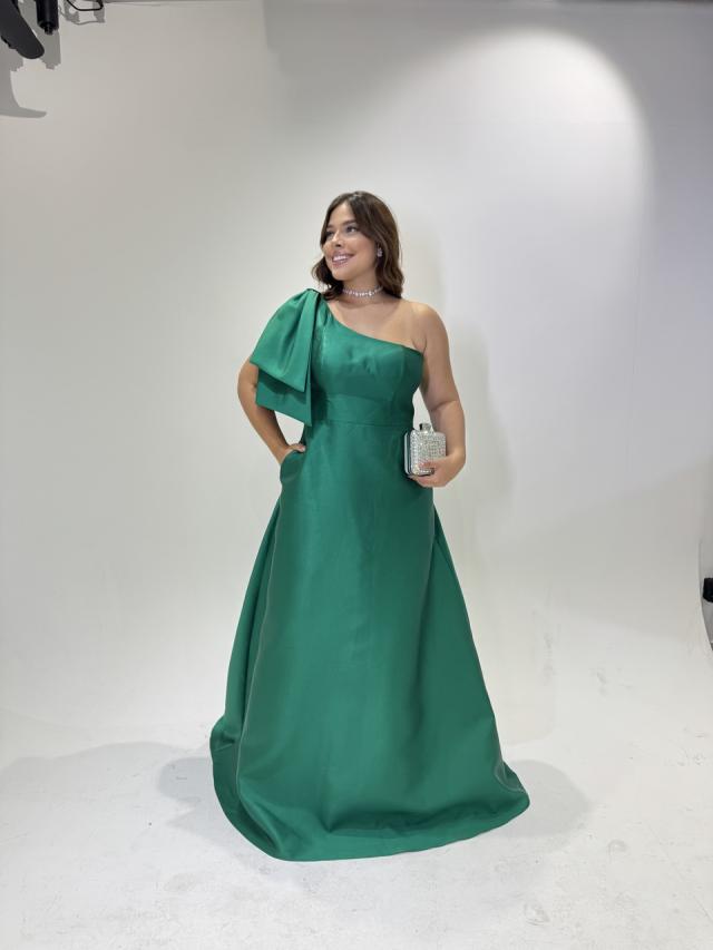 Vestido Bárbara Verde Esmeralda