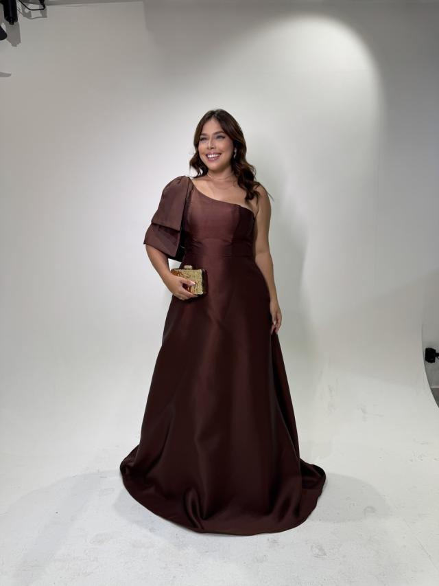 Vestido Bárbara Mocha Mousse