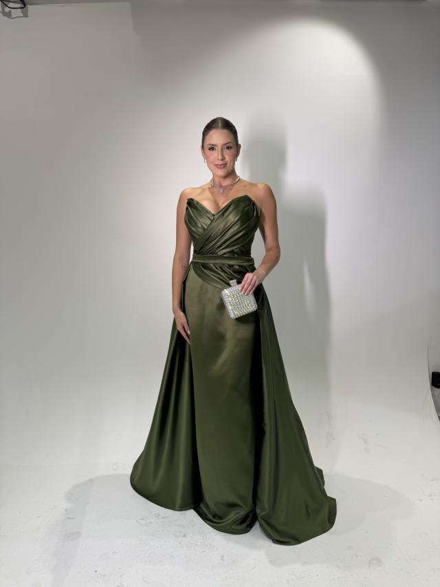 Vestido Penelope Verde Oliva
