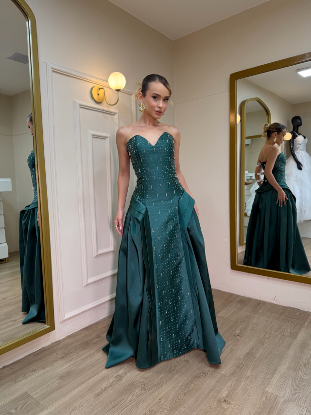 Vestido Grécia verde