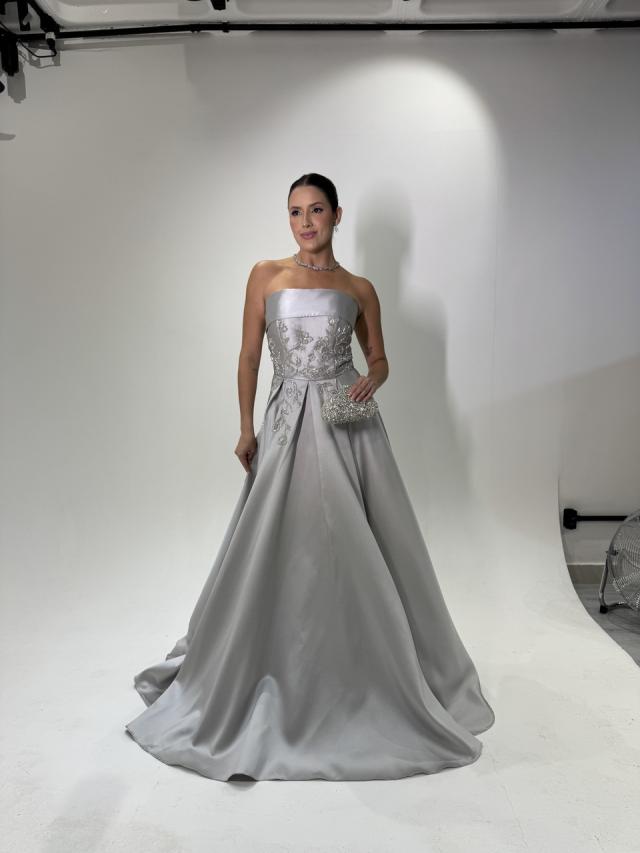 Vestido Pérola Prata