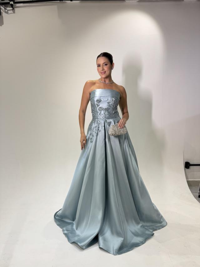 Vestido Pérola Azul Serenity