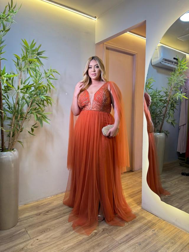 Vestido Grazi Terracota