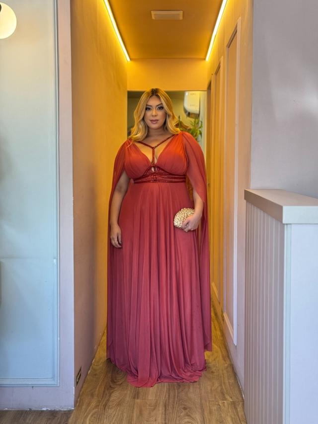 Vestido Manuela Terracota