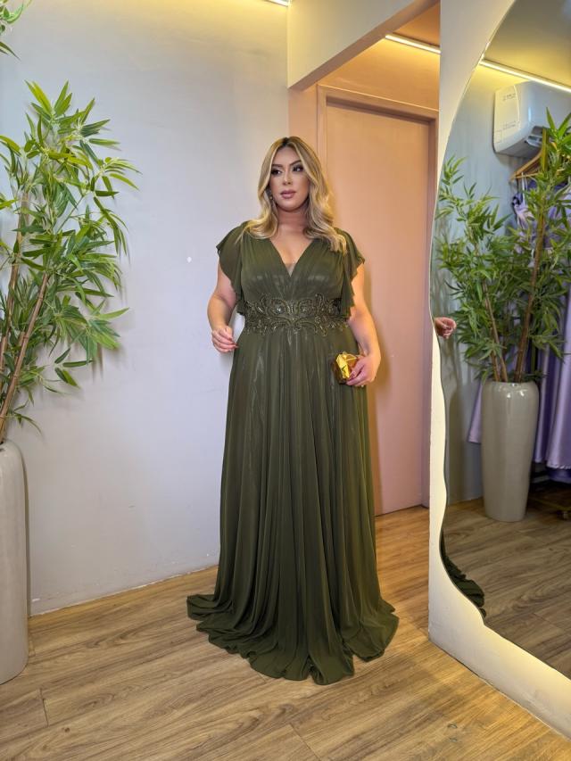 Vestido Diana Verde Oliva