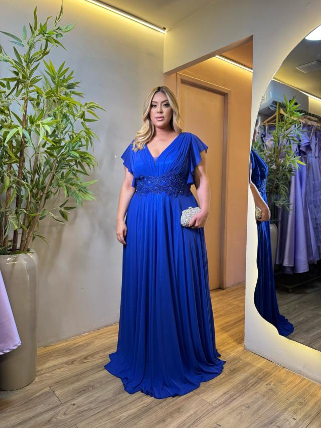 Vestido Diana Azul Royal
