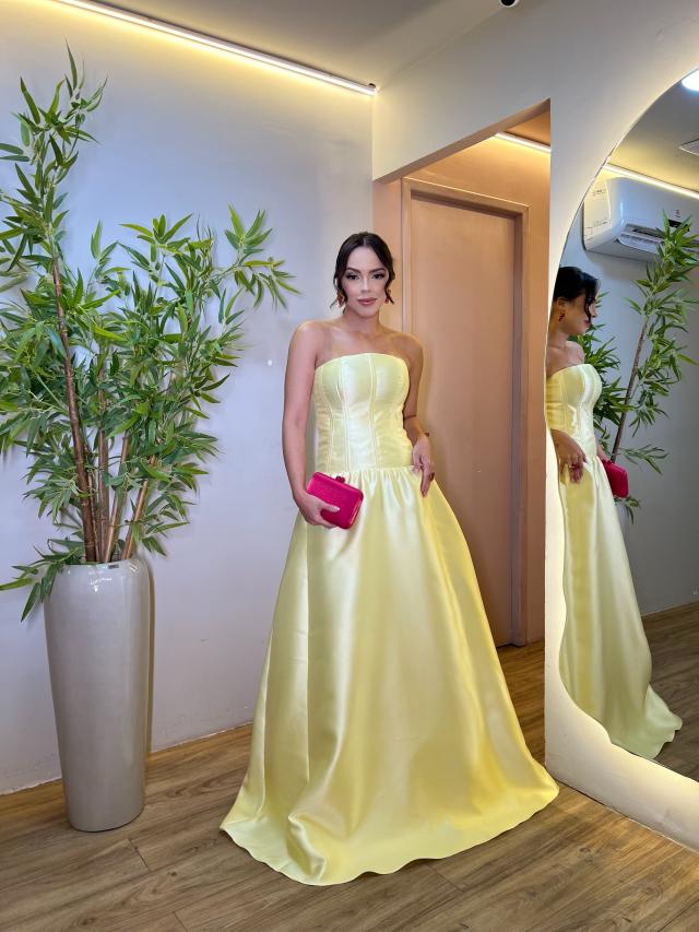 Vestido Ayla Amarelo