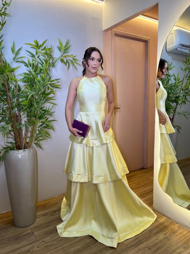 Vestido Roberta Amarelo