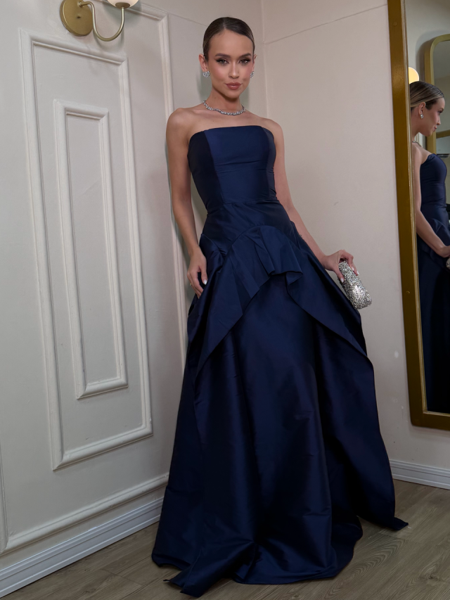 Vestido Cindy azul marinho