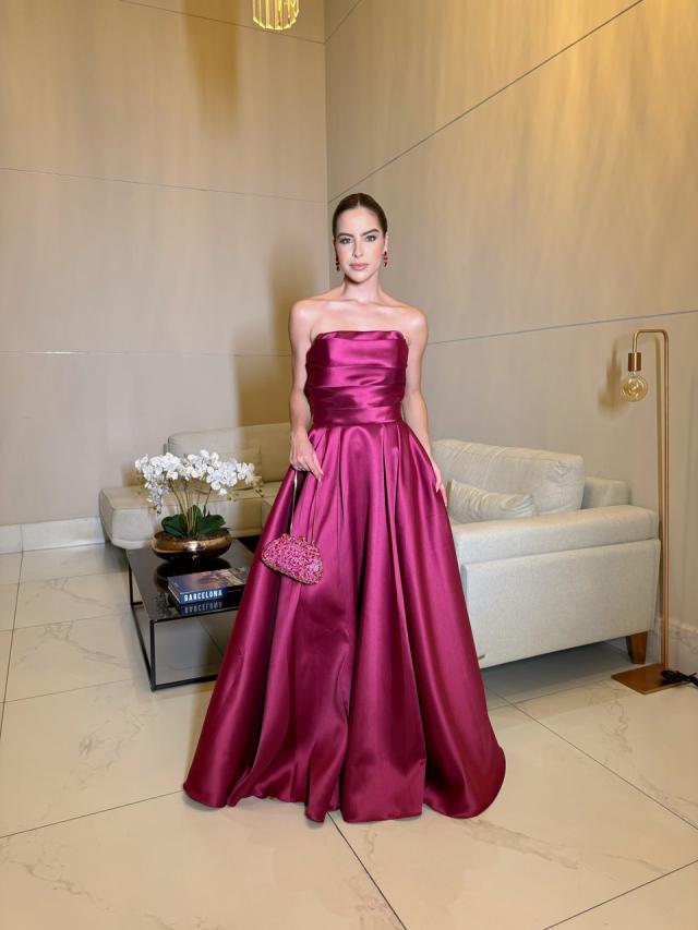 Vestido Leidy Fucsia