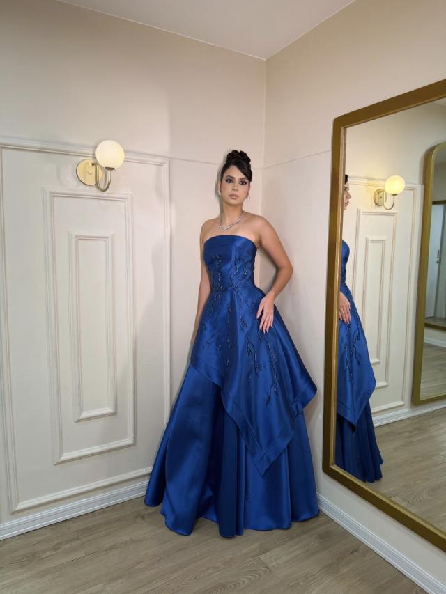 Vestido Ananda Azul Royal