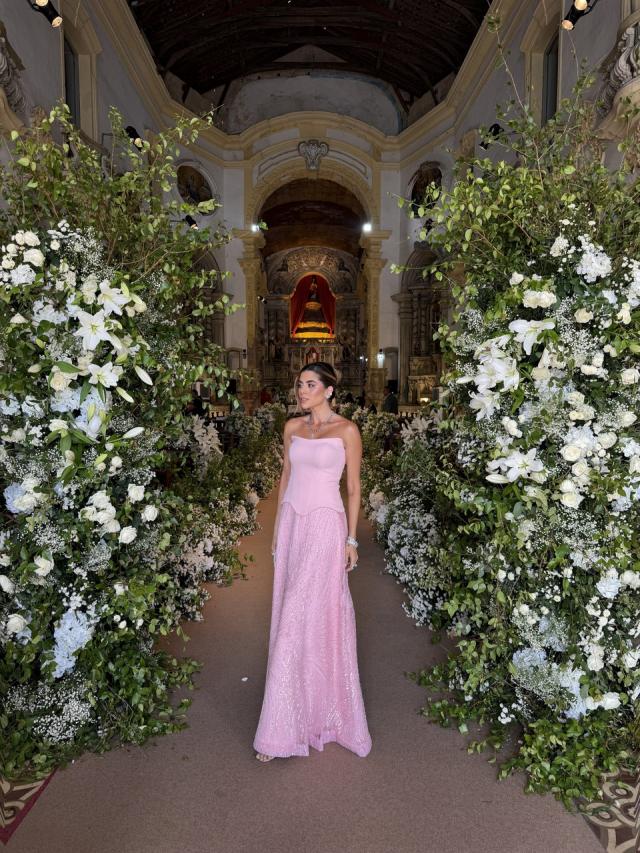 Vestido Olívia rosa bebê