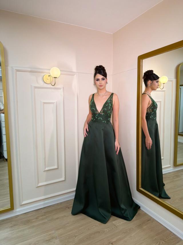 Vestido Beatriz verde