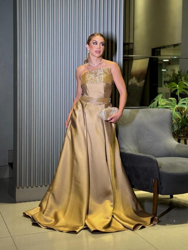 Vestido Mila Dourado